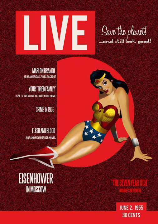 Wonder Woman portada de revista