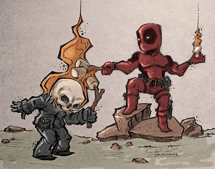 Deadpool vs Ghost Rider