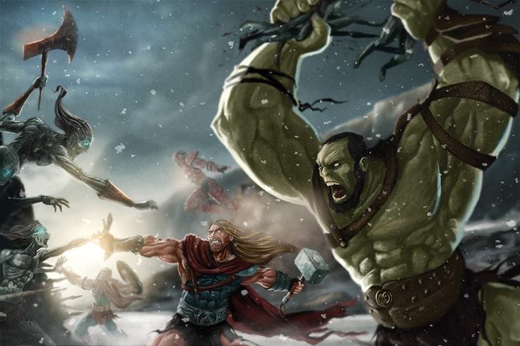 Hulk, Thor y Iron man