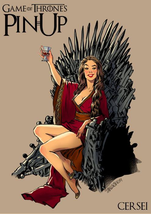 Cersei Lannister pin up