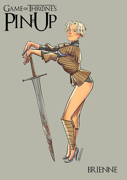 Brienne of Tarth pin up