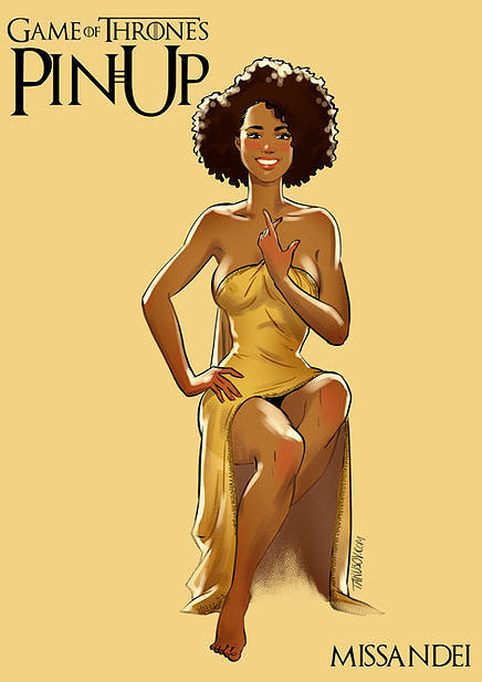Missandei pin up