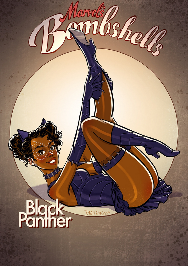 Marvel Bombshells Black Panther