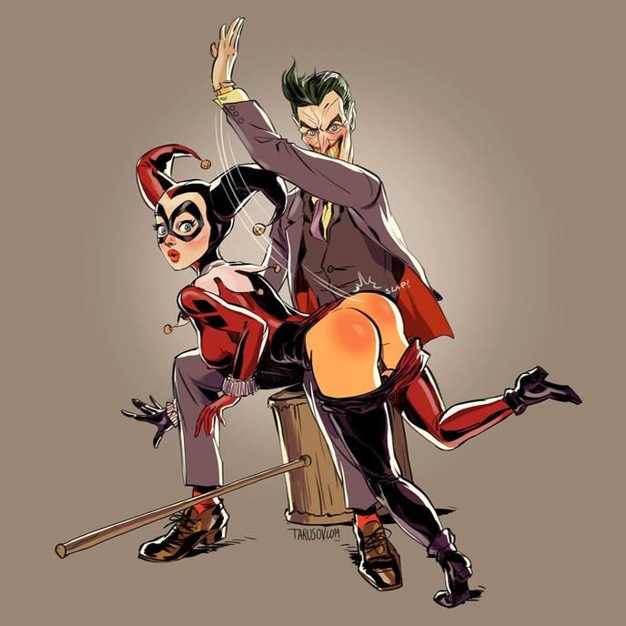 DC Comics Pin Up Joker y Harley Quinn