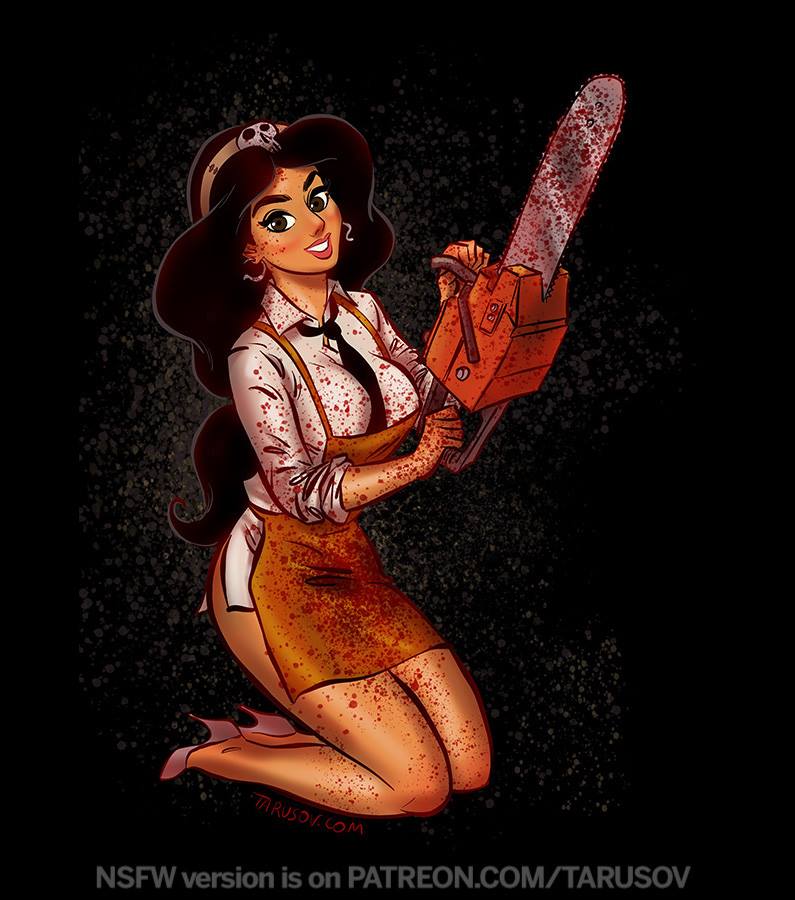 Jasmine como Leatherface