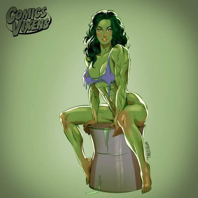 Marvel Pin Up She-Hulk
