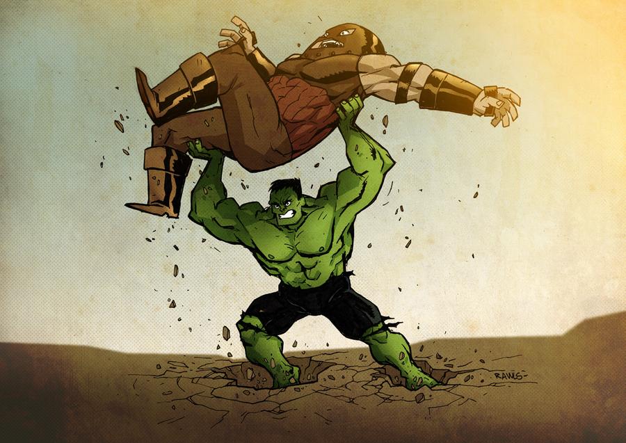 Hulk vs Juggernaut