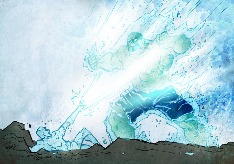 Hulk vs Iceman