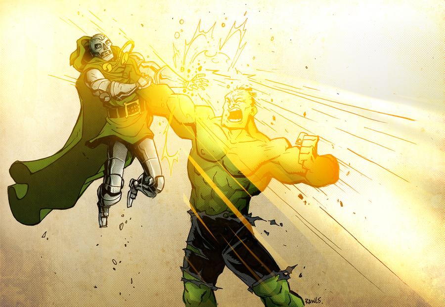 Hulk vs Doctor Doom