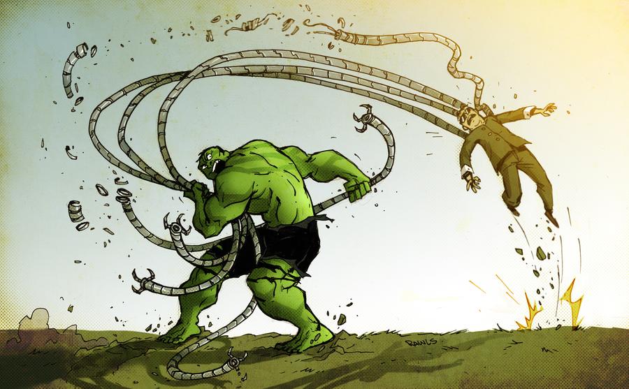 Hulk vs Doctor Octopuss