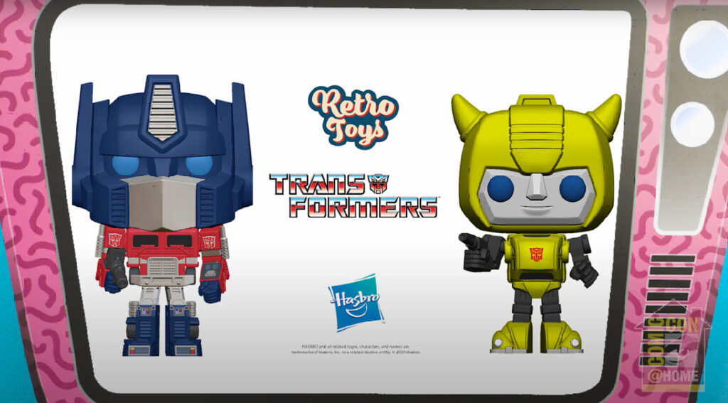 Funko Pop Retro Toys Transformers Optimus Prime y Bumblebee