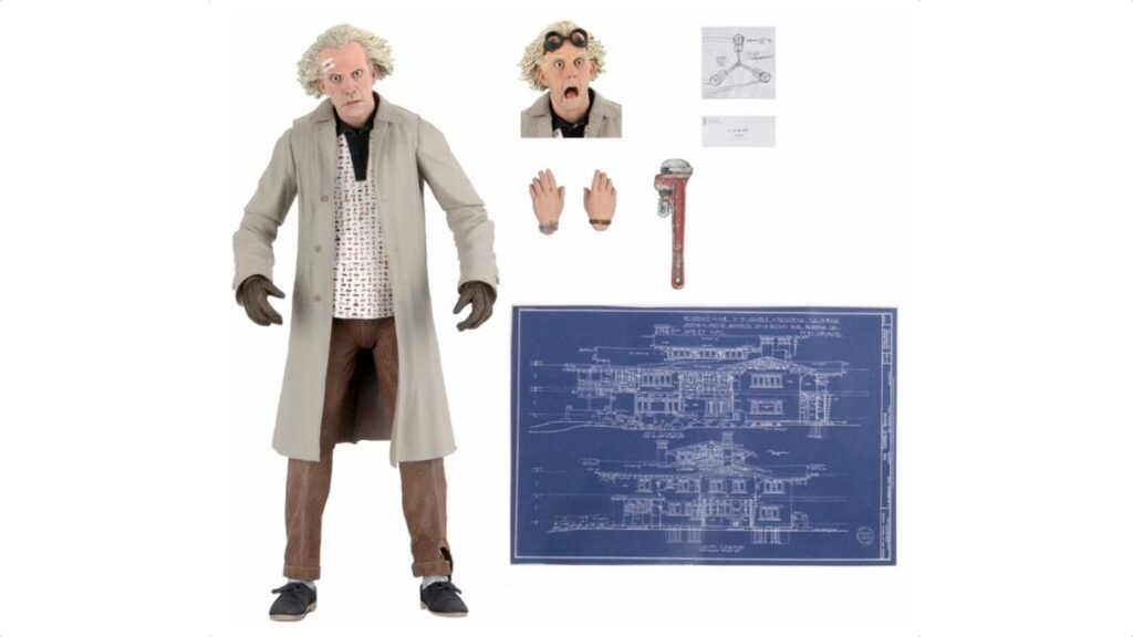 NECA Ultimate Back to the Future Doctor Emmet Brown