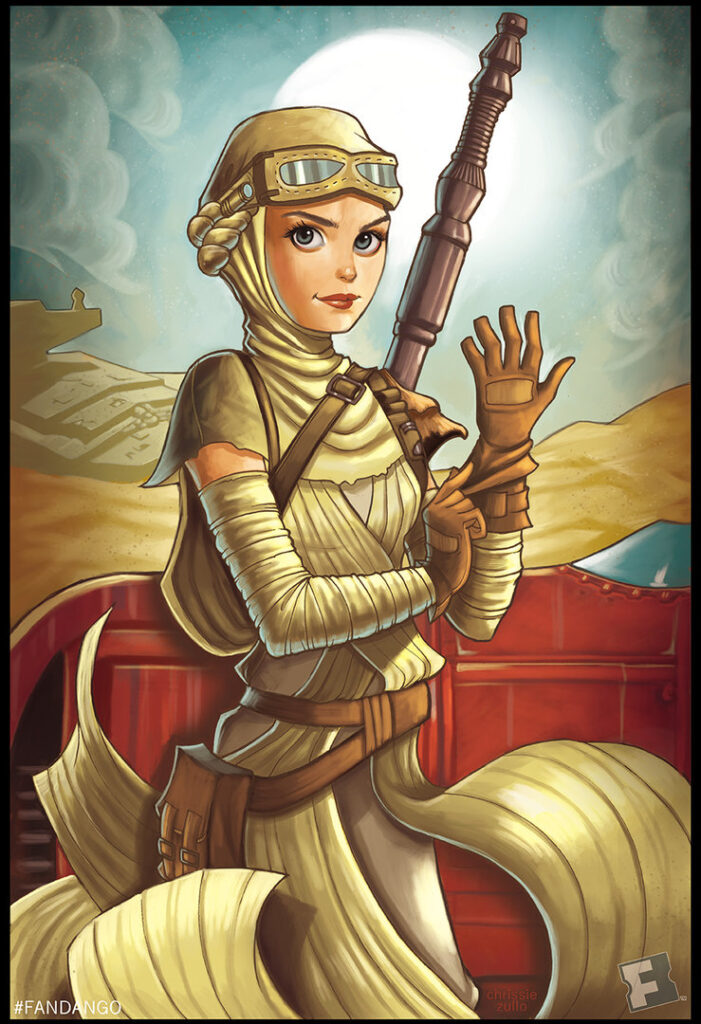 Rey Skywalker por Chrissie Zullo