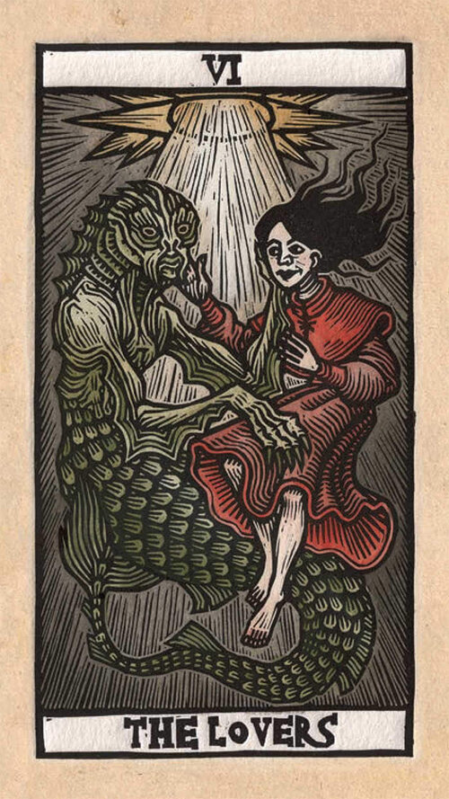 Tarot Guillermo del Toro La Forma del Agua