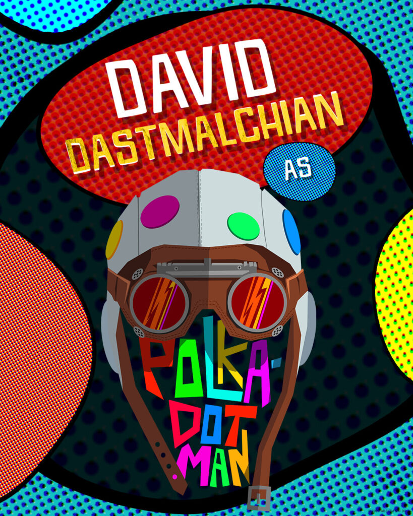 the suicide squad poster david dastmalchian como polka-dot man