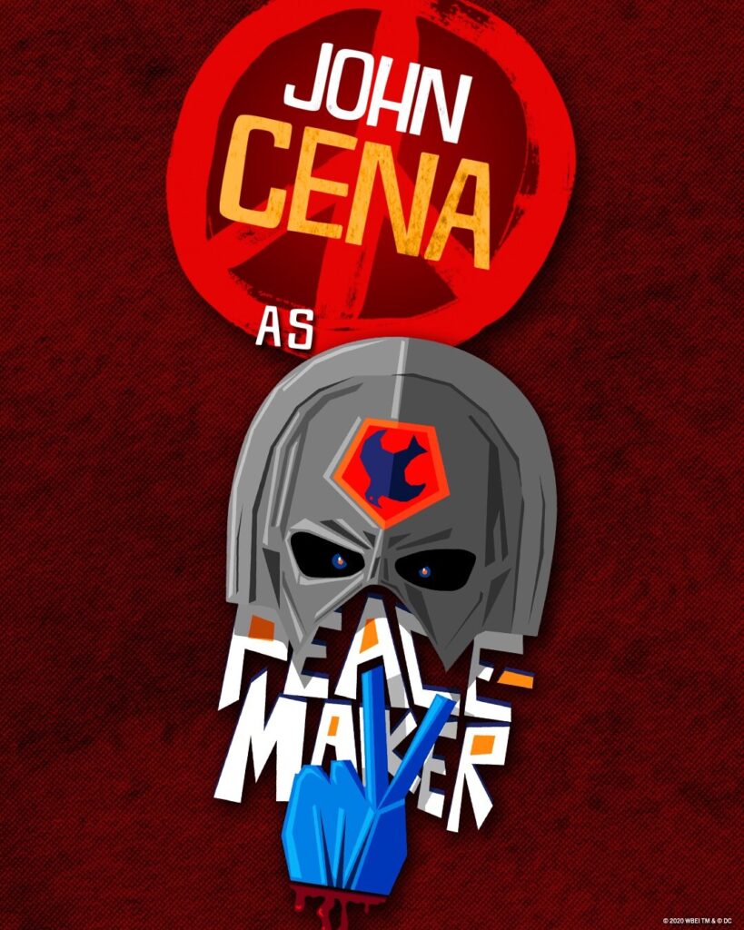 the suicide squad poster john cena como peacemaker