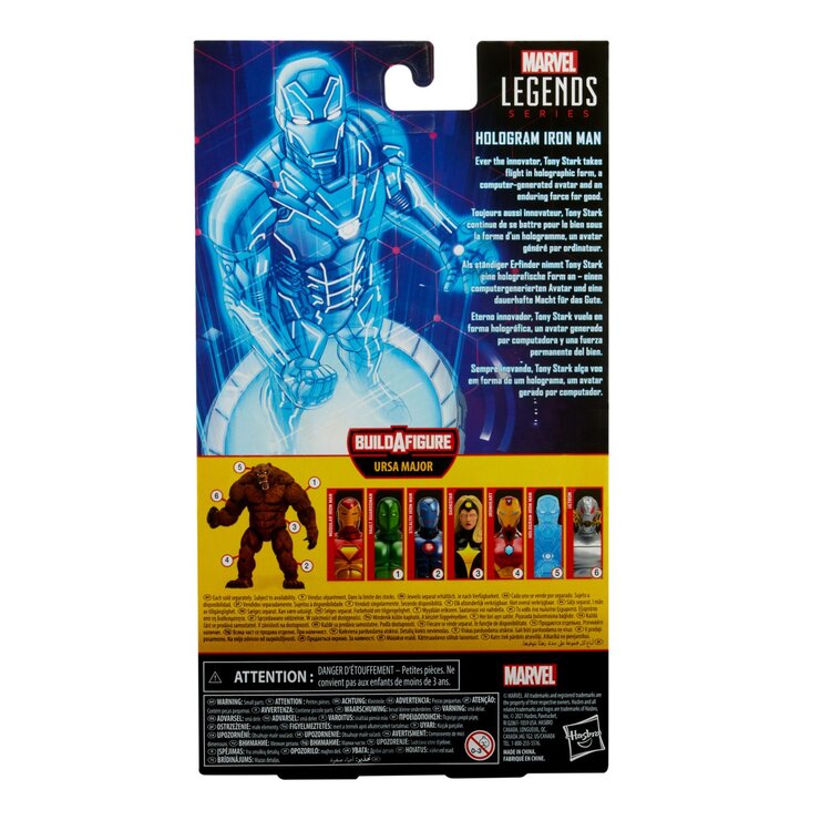 Marvel Legends hologram iron man