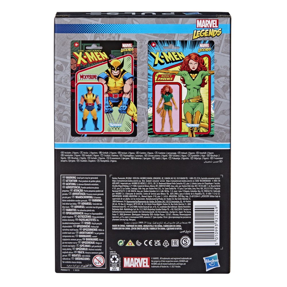 marvel legends retro x-men 2 pack