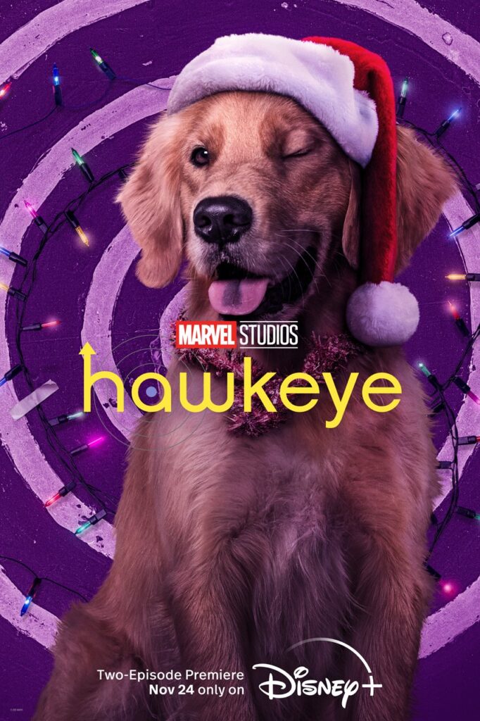 hawkeye poster lucky dog