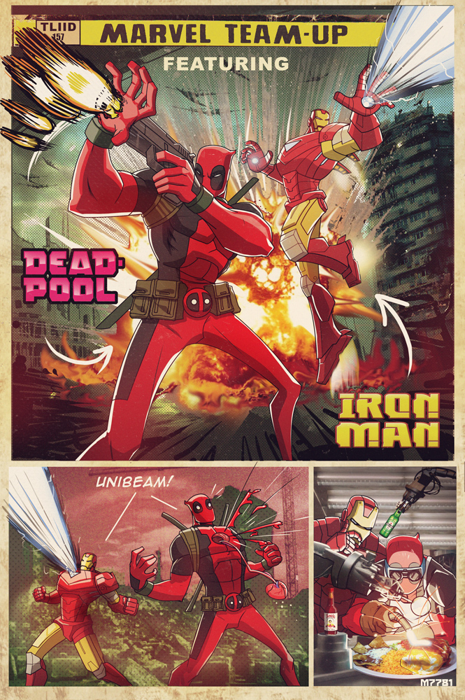 Deadpool y Ironman