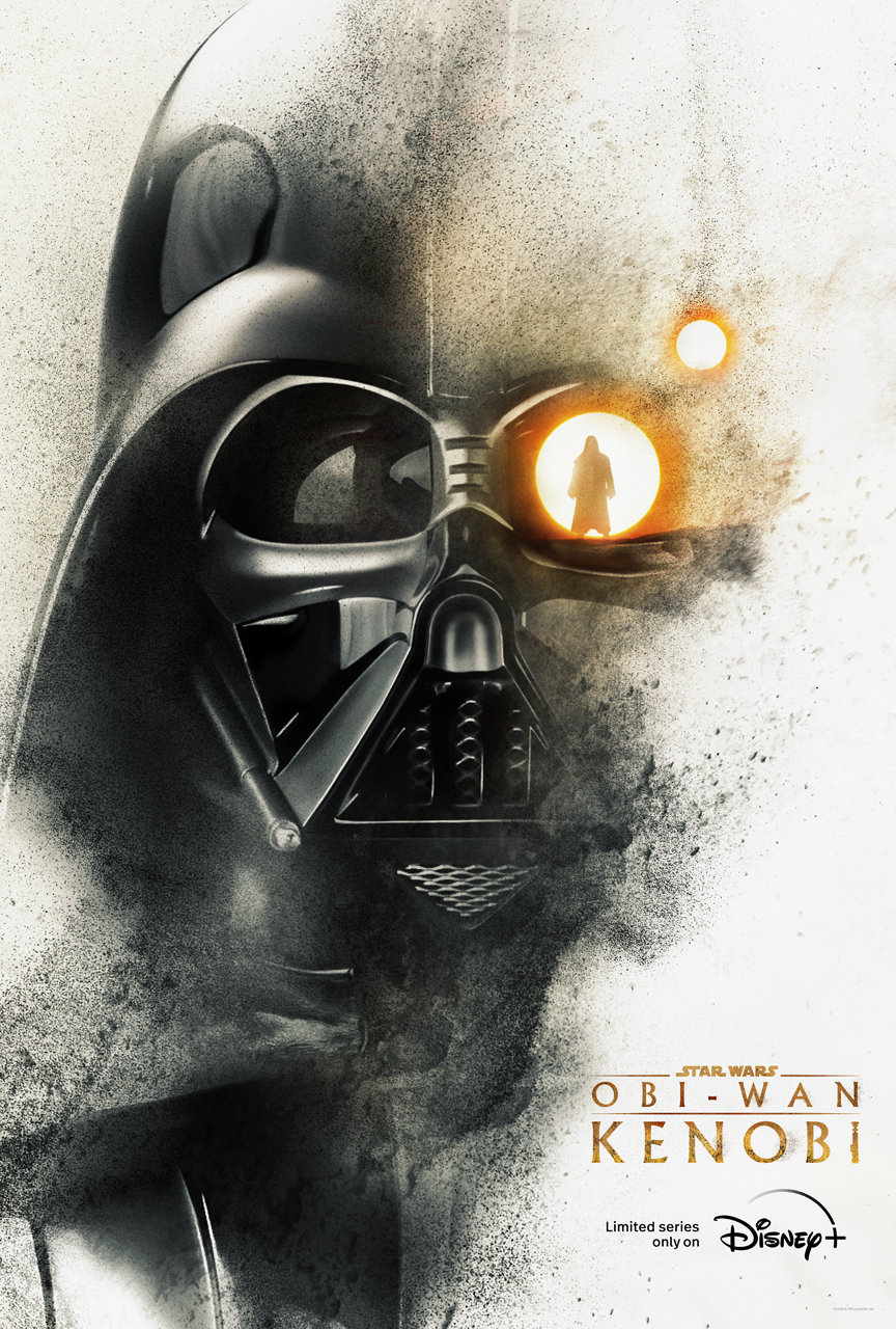 Obi Wan Kenobi poster darth vader cara