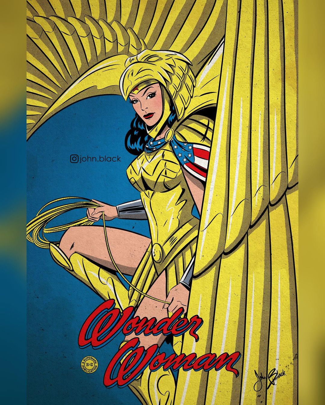 wonder woman 1984 poster comic