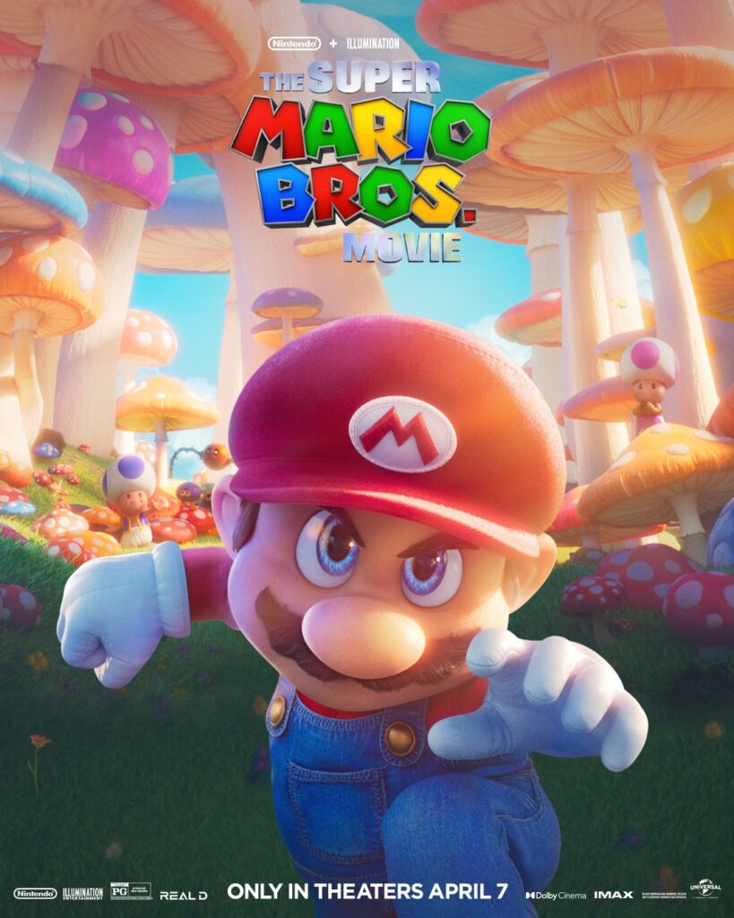 Super Mario Bros la Película poster Mario