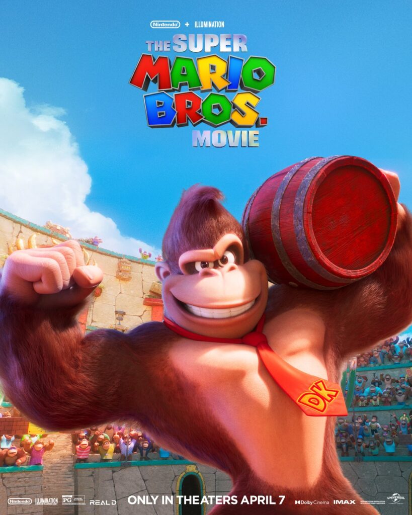 Super Mario Bros la Película poster Donkey Kong