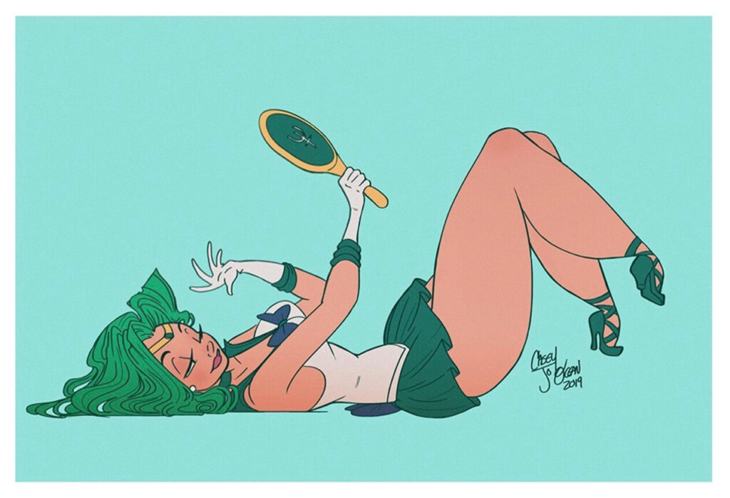 Sailor Neptune pin up