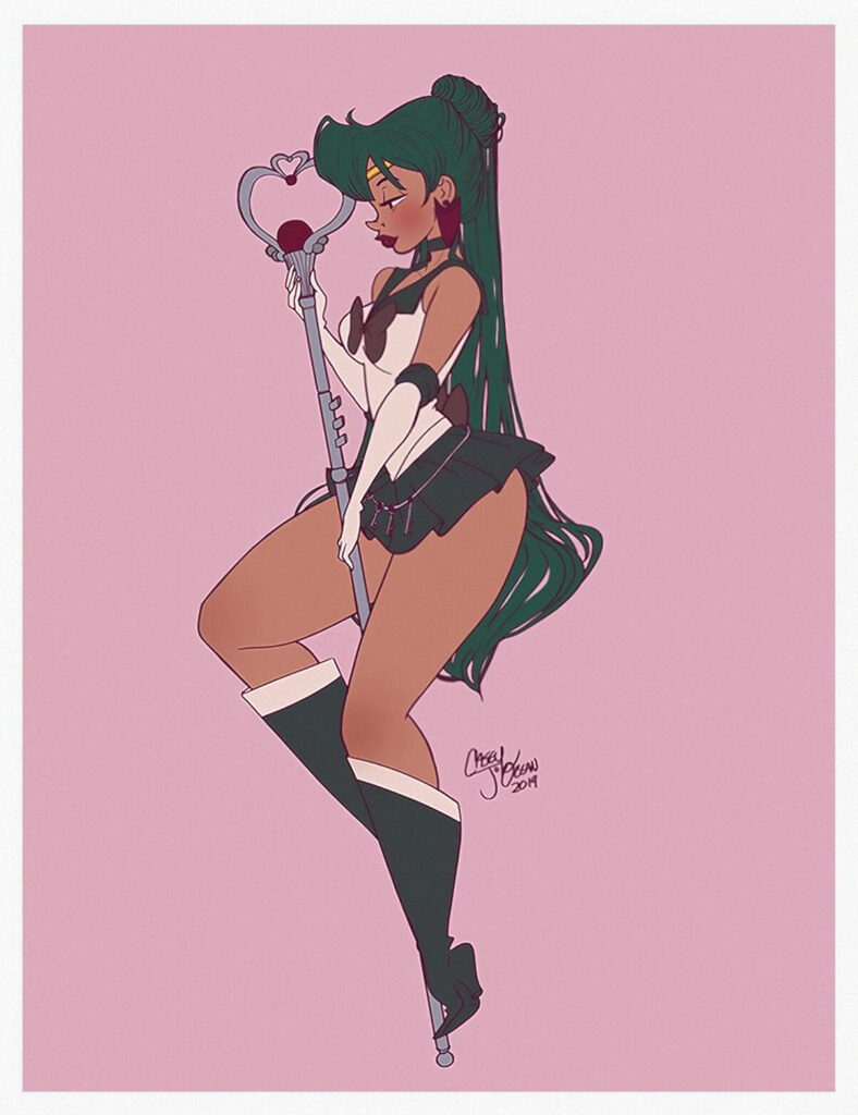 Sailor Pluto pin up