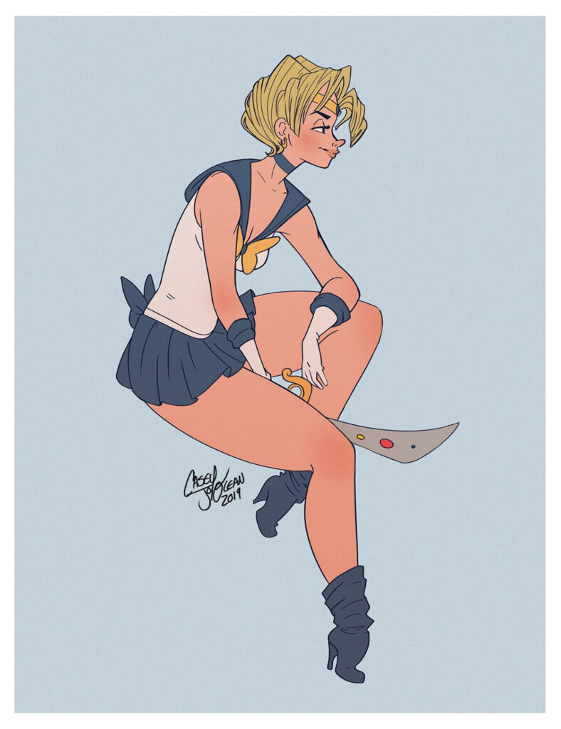 Sailor Uranus pin up