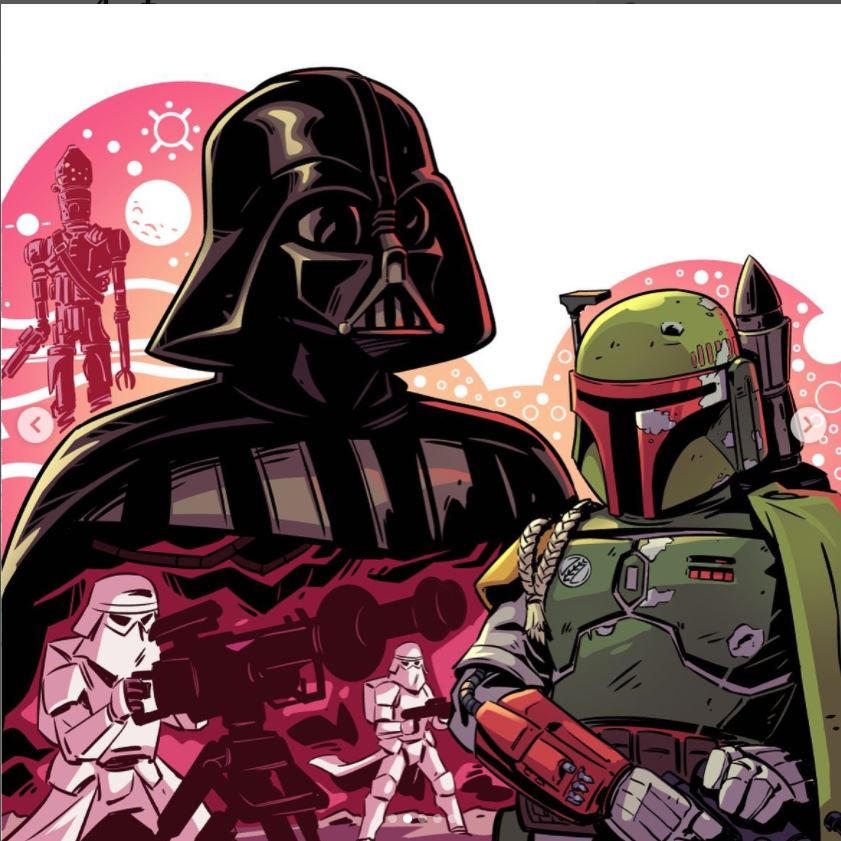 Star Wars Fan Art Darth Vader y Boba Fett