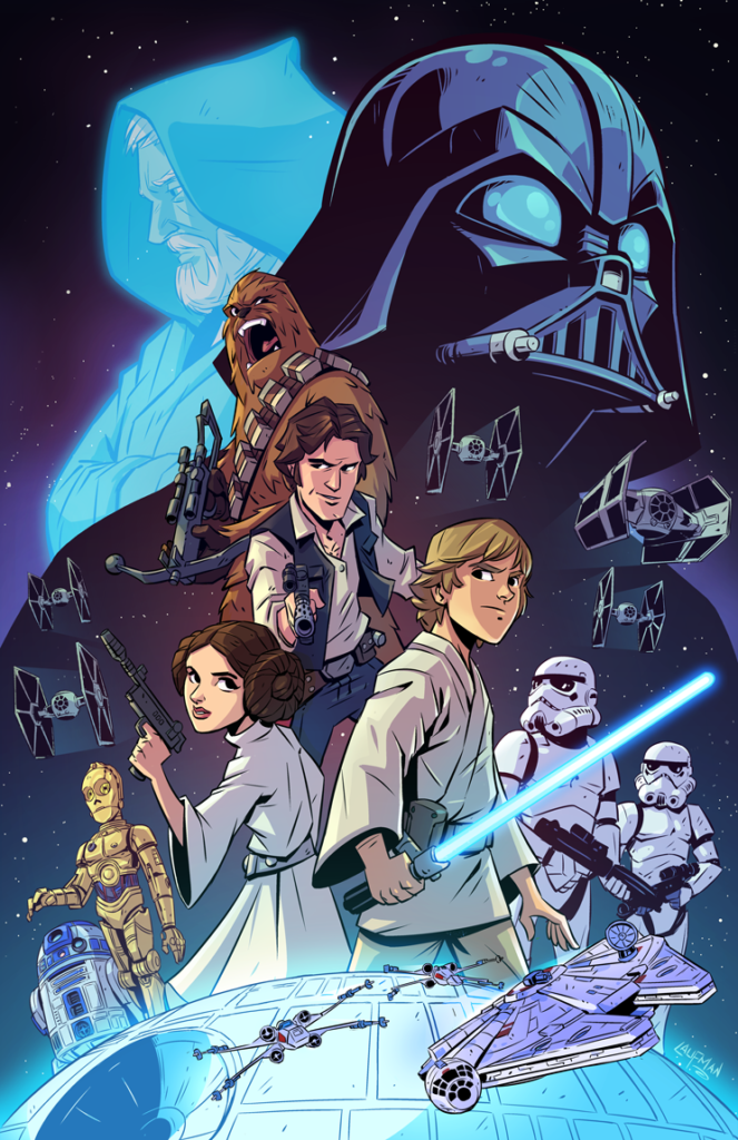 Star Wars Fan Art Star Wars Episodio IV Una Nueva Esperanza Poster