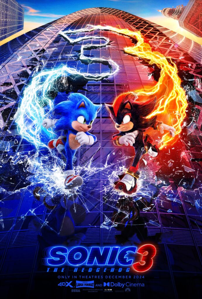 Sonic The Hedgehog 3 poster