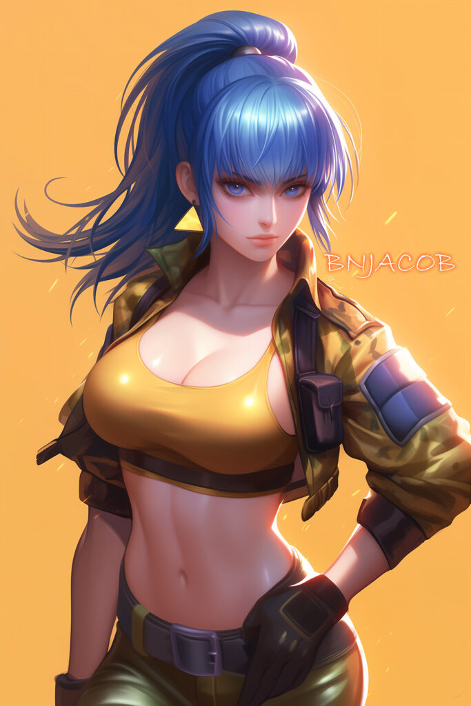 King of Fighters Leona Heidern